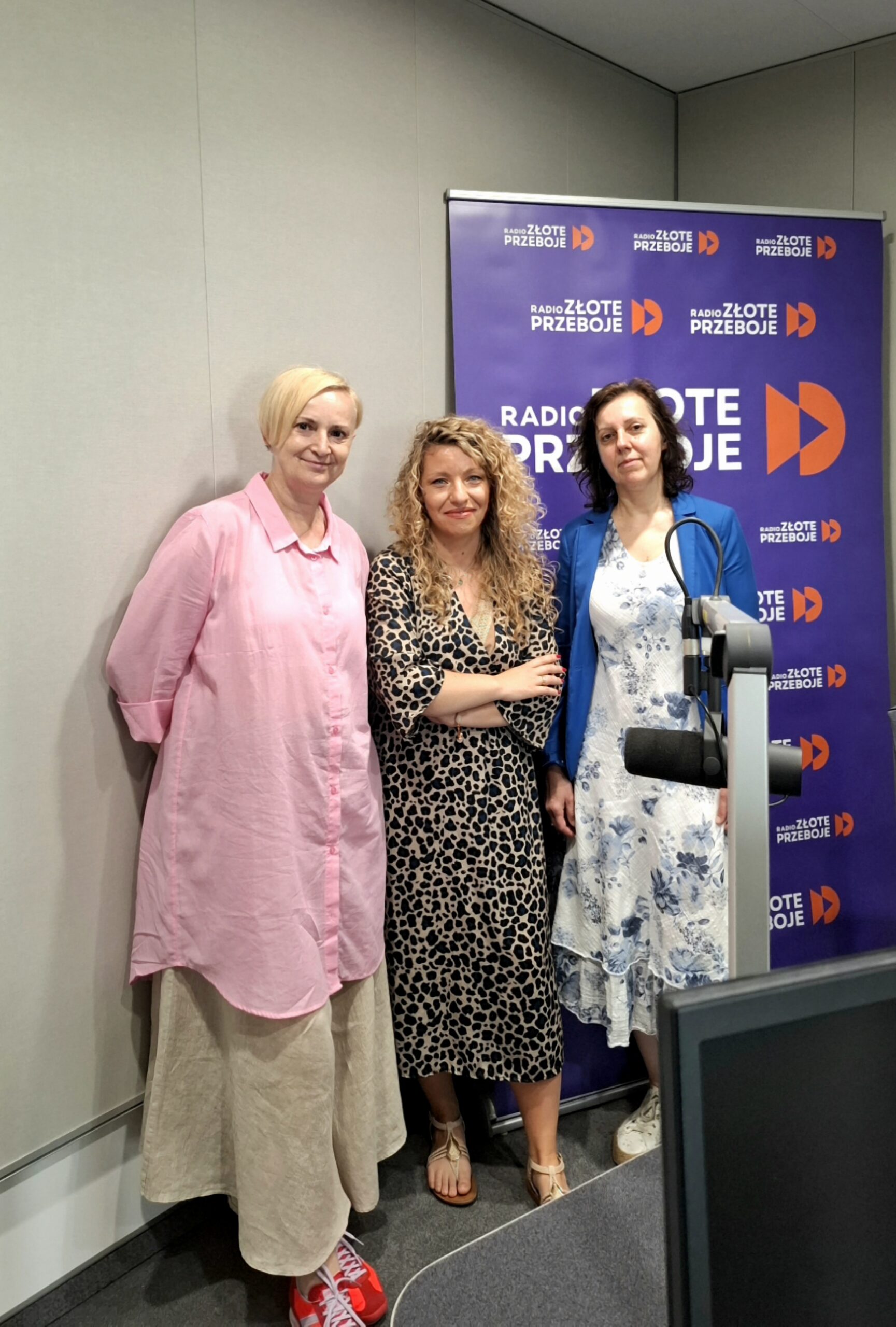 Ewa Liegman I Małgorzata Szwemin w audycji SŁUCHowisko red Edyta Stańczyk